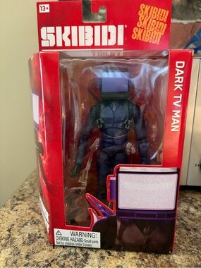 SKIBIDI TOILET - Dark TV Man - NIB Series 2 Collectible 6” Action Figure